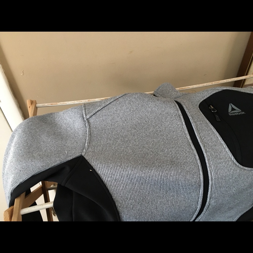 Reebok Full Zip Fleece Lined Speedwick Jacket - Picture 3 of 3